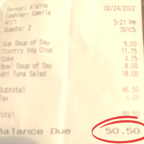 reciept